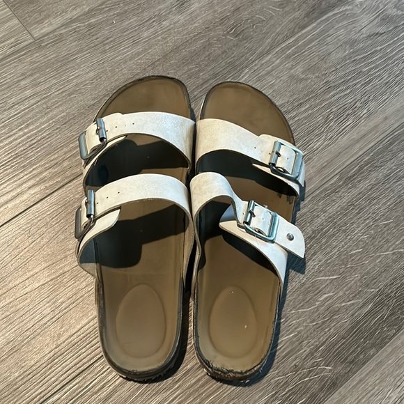 Madden Girl Shoes Madden Girl White Slides Poshmark